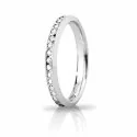 Unoaerre Venere Slim Wedding Ring White Gold Anniversaries