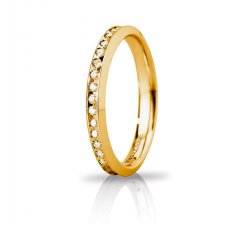 Unoaerre Venere Slim Wedding Ring Yellow Gold Anniversaries