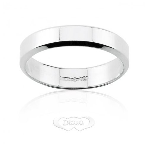 DIANA Wedding Ring French White Gold TGL7 OB