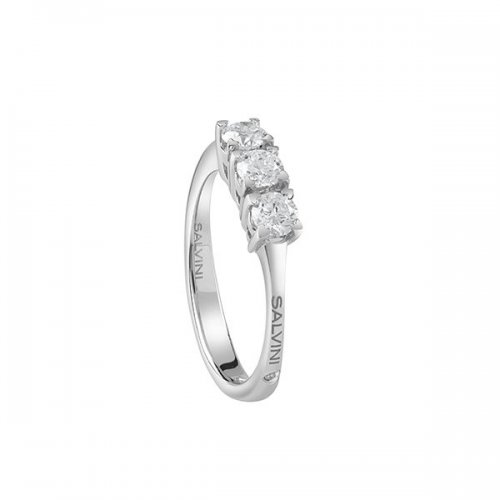 Anello trilogy Salvini Oro Bianco Diamanti 20075867