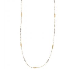 Damenhalskette aus Weiß- und Gelbgold 803321708921