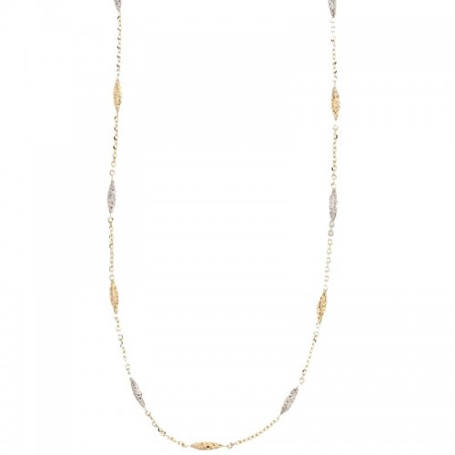 Woman Necklace in White and Yellow Gold 803321708921