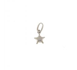 White gold star pendant 803321702836