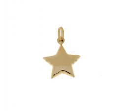 Yellow gold star pendant 803321713673