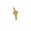 Yellow gold key pendant 803321705416