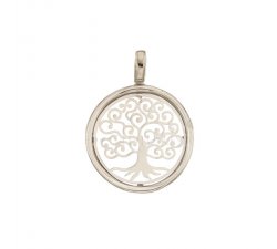 Tree of Life Pendant White Gold 803321733343