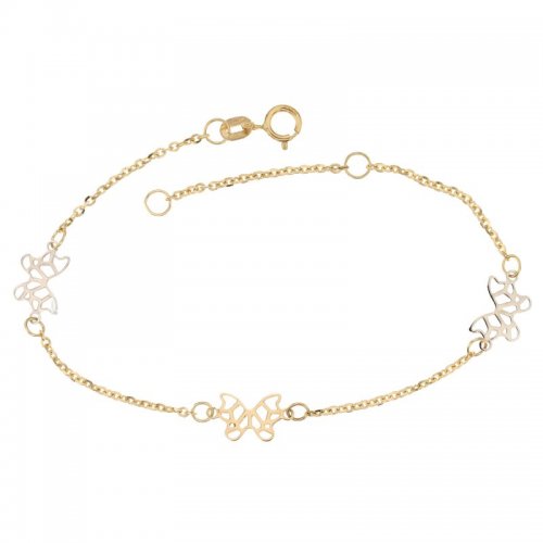 Bracciale da bimba Oro giallo e bianco 803321724519