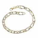 Damenarmband Gelb- und Weißgold 803321719080