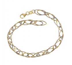 Women's Bracelet Yellow and White Gold 803321719080