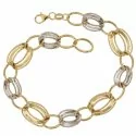 Damenarmband Gelb- und Weißgold 803321719085