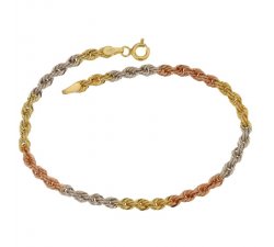 Women's Bracelet Yellow White Rose Gold 803321704538