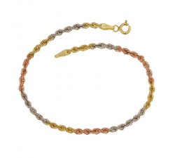 Damenarmband Gelb Weiß Roségold 803321704539