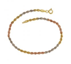 Women's Bracelet Yellow White Rose Gold 803321704539