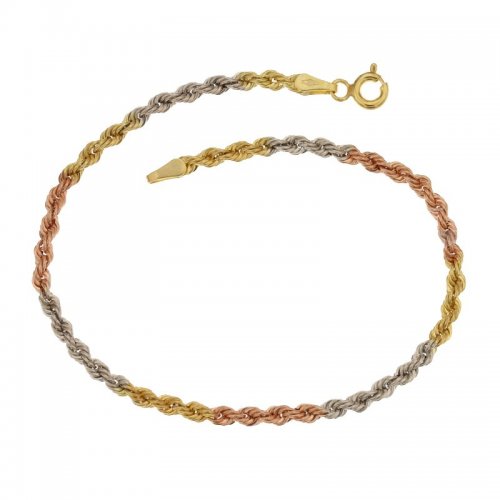 Bracciale da donna Oro giallo bianco rosa 803321704539