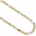Yellow and White Gold Men's Necklace 803321708057