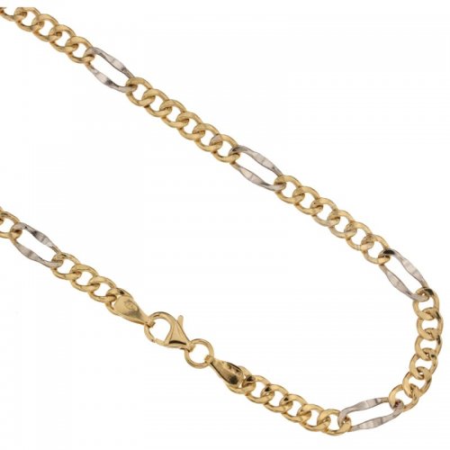 Collana Uomo in Oro Giallo e Bianco 803321708057