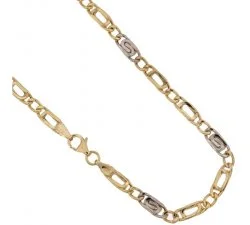 Collana Uomo in Oro Giallo e Bianco 803321722737