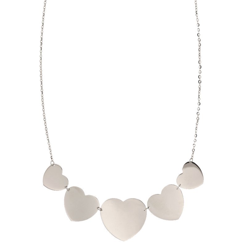 Weißgold Damen Halskette 803321700955