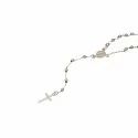 Rosary Necklace White Gold Miraculous Madonna 803321716892