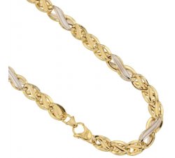 Herren-Halskette aus Gelb- und Weißgold 803321723382