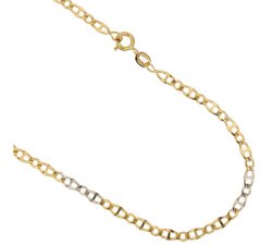 Yellow and White Gold Men's Necklace 803321700306