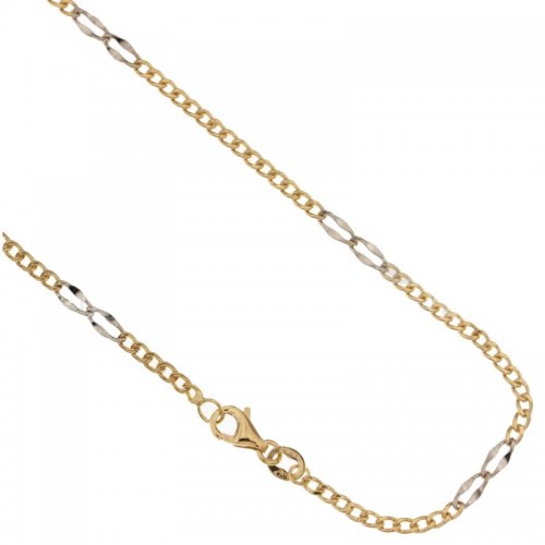 Collana Uomo in Oro Giallo e Bianco 803321717434