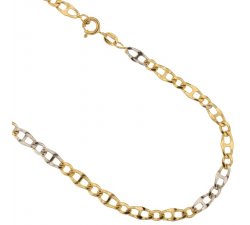 Yellow and White Gold Men's Necklace 803321700286