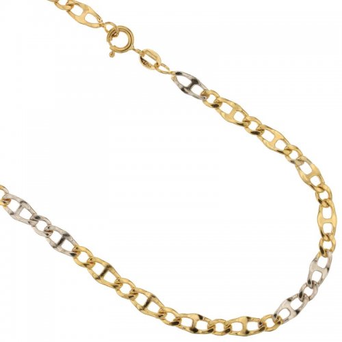 Yellow and White Gold Men's Necklace 803321700286