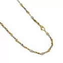 Yellow and White Gold Men's Necklace 803321717485