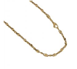 Yellow and White Gold Men's Necklace 803321717482
