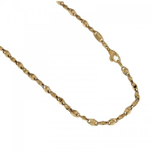 Yellow and White Gold Men's Necklace 803321717482