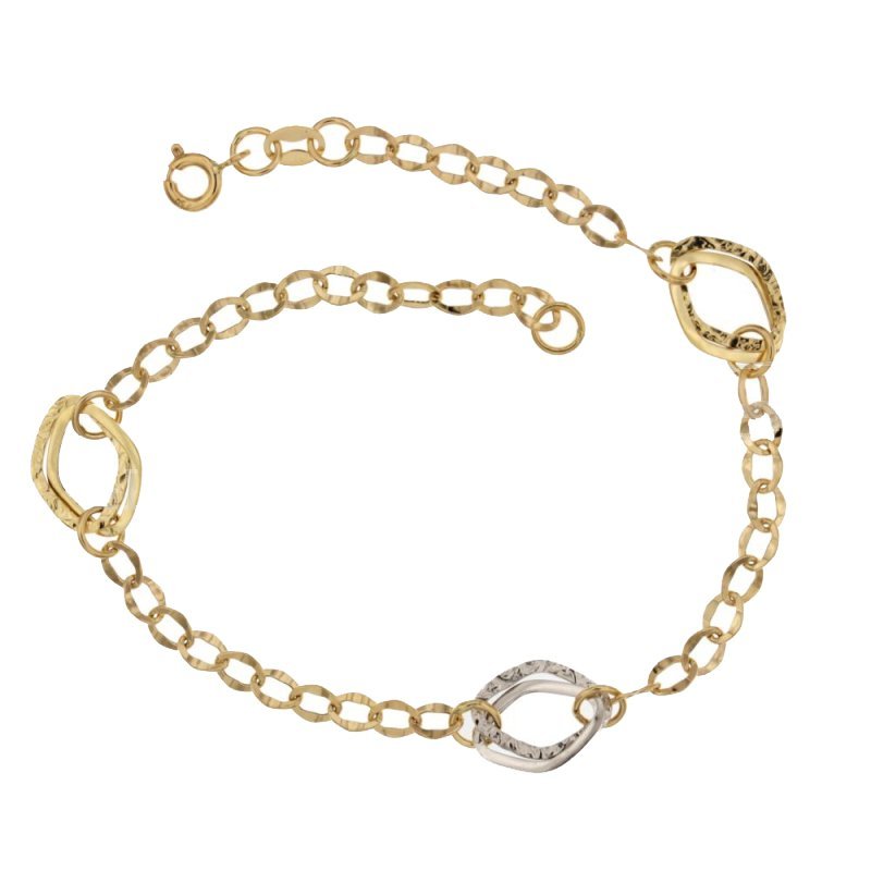 Women's Bracelet Yellow and White Gold 803321719148