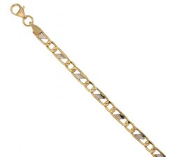 Bracciale Uomo in Oro Giallo e Bianco 803321731247