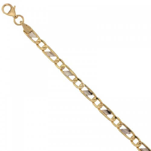 Bracciale Uomo in Oro Giallo e Bianco 803321731247