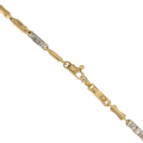 Men's Bracelet in Yellow and White Gold 803321717279