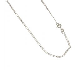 Unisex Necklace in White Gold 803321720881