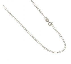 Collana Unisex in Oro Bianco 803321720842