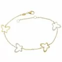 Bracciale da bimba Oro giallo e bianco 803321736074