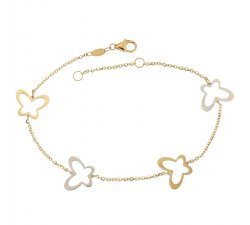 Bracciale da bimba Oro giallo e bianco 803321736074