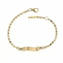 Children's bracelet in yellow and white gold 803321736201