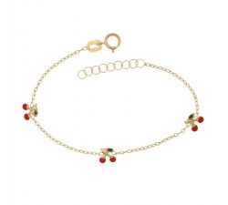 Mädchenarmband aus Gelbgold 803321721722