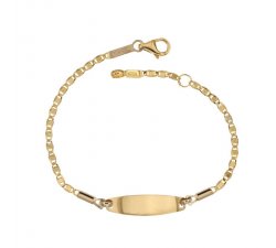 Bracciale per bambini in oro giallo e bianco 803321736209