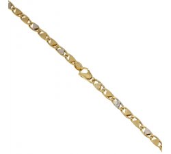 Men's Bracelet in Yellow and White Gold 803321712106