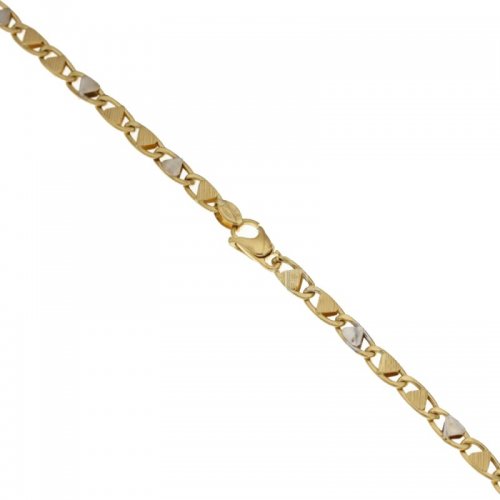 Bracciale Uomo in Oro Giallo e Bianco 803321712106