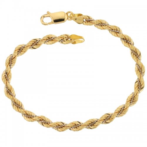 Zweifarbiges Damenarmband aus Gold 803321718569