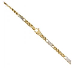 Herrenarmband aus Gelb- und Weißgold 803321718188