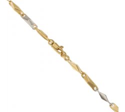 Herrenarmband aus Gelb- und Weißgold 803321717339