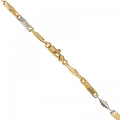 Bracciale Uomo in Oro Giallo e Bianco 803321717339