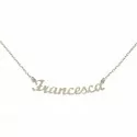 Necklace with small customizable name in gold Facco Gioielli