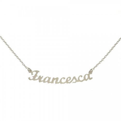 Collana con nome piccolo personalizzabile in oro Facco Gioielli